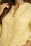 Trendy Pastel Yellow Shirt & White Pant Co-Ord Set for Women | Summer Outfit | Casual & Office Wear