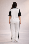 Futsal Slogan Half-Zip Co-ord Set | Premium Travel & Daily Wear for Women