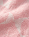 Women’s Soft Pastel Pink Tunic | Abstract Print V-Neck Top | Relaxed Fit Casual Kurti | Summer Tunic |