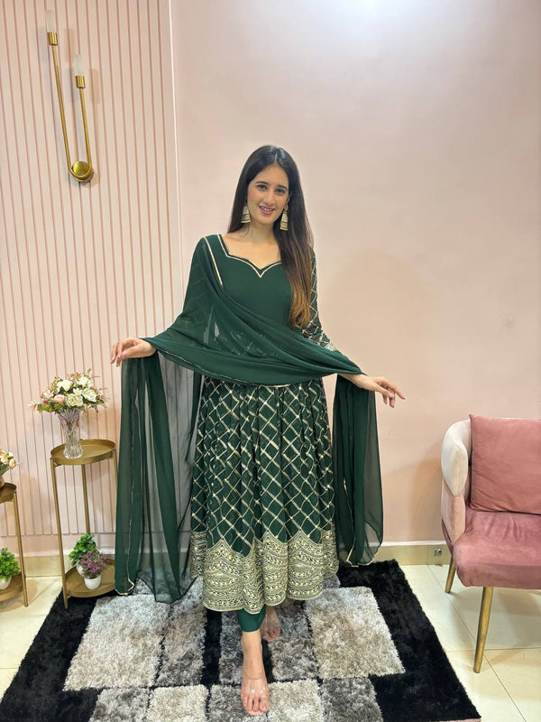 π*Presenting NewΔΔsigner Anarkali Suit In New Fancy Style*ππ