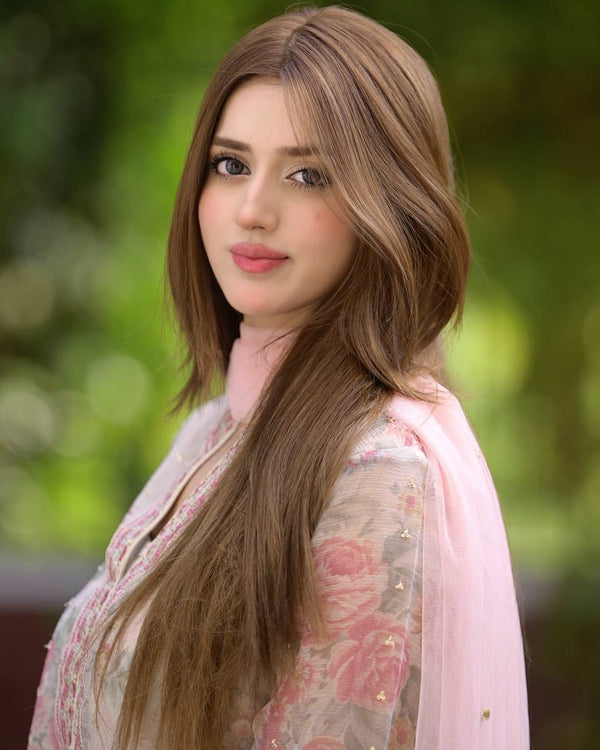 "Elegant Pastel Bloom – Traditional Grace with a Modern Touch"