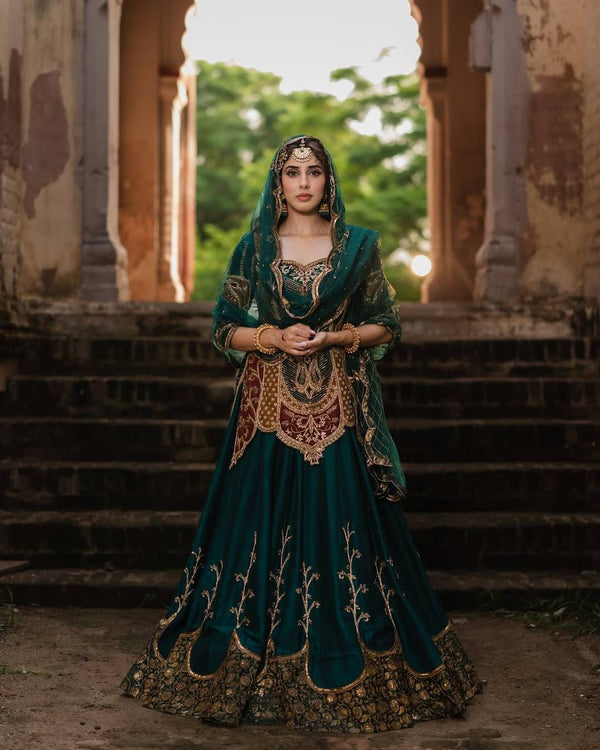 Majestic Moments: The Bride's Journey in Luxurious Indian Couture