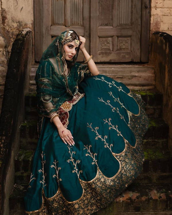 Majestic Moments: The Bride's Journey in Luxurious Indian Couture