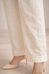 Trendy Pastel Pink Shirt & White Pant Co-Ord Set for Women | Summer Outfit | Casual & Office Wear