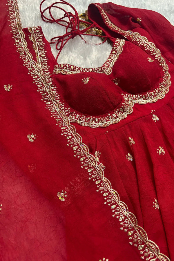 Elegance Unveiled: A Red Dress in Luxury