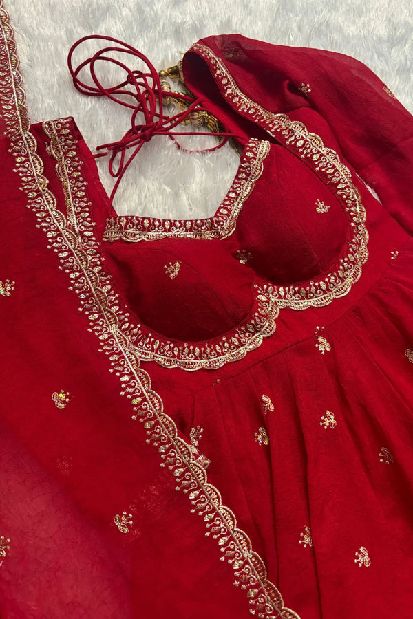 Elegance Unveiled: A Red Dress in Luxury