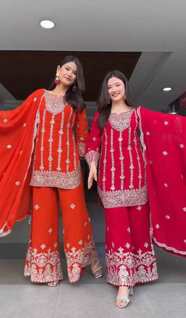 Modern Elegance in a Striking Suit Selfie