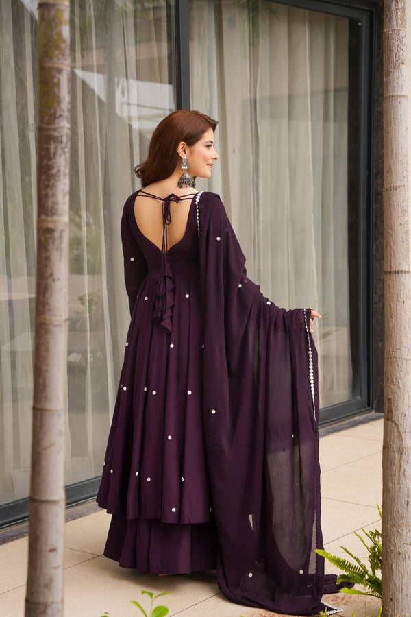 Enchanted Moments: A Lady in Lavish Purple
