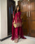 Maroon Elegance: Exquisite Embroidered Suit for Timeless Sophistication