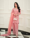 Elegant Essence: Exquisite Pink Pakistani Suit for Timeless Beauty