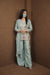Mint Green Embroidered Kurti Sharara Set for Women|Kurti & Sharara Set|