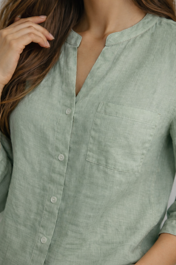 Trendy Pastel Green Shirt & White Pant Co-Ord Set for Women | Summer Outfit | Casual & Office Wear