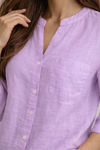 Trendy Pastel Puprle Shirt & White Pant Co-Ord Set for Women | Summer Outfit | Casual & Office Wear