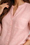 Trendy Pastel Pink Shirt & White Pant Co-Ord Set for Women | Summer Outfit | Casual & Office Wear