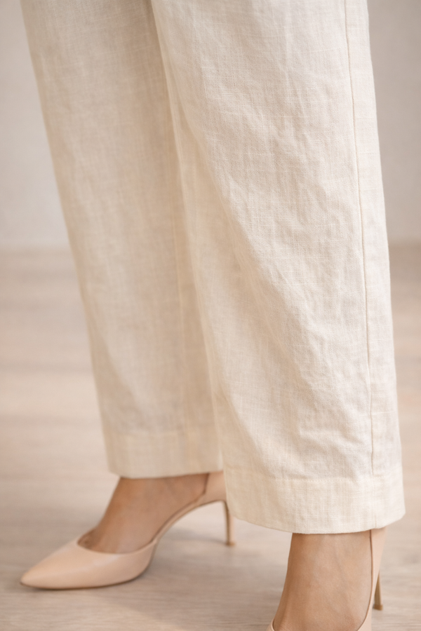 Trendy Pastel Pink Shirt & White Pant Co-Ord Set for Women | Summer Outfit | Casual & Office Wear