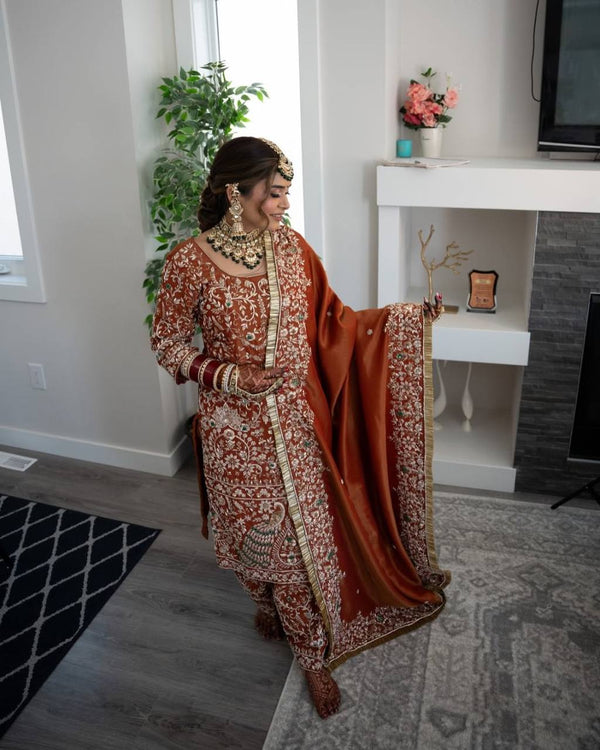 Stunning Indian Wedding Attire in Luxurious