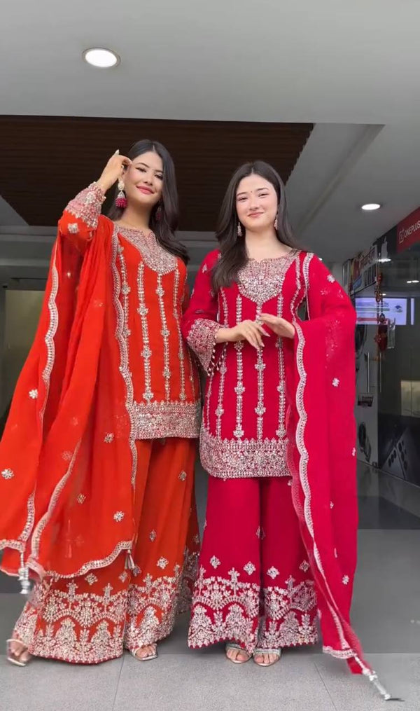 Modern Elegance in a Striking Suit Selfie