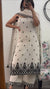 Luxe Black and White Embroidered Salwar Suit