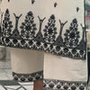 Luxe Black and White Embroidered Salwar Suit