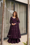 Enchanted Moments: A Lady in Lavish Purple