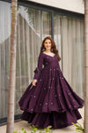 Enchanted Moments: A Lady in Lavish Purple