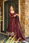 Elegant Harmony: Maroon and Green Anarkali Suits for Women